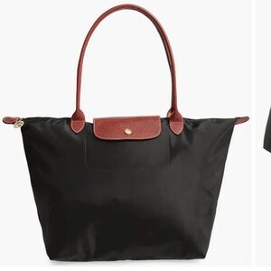 Longchamp Large Le Pliage Tote Black